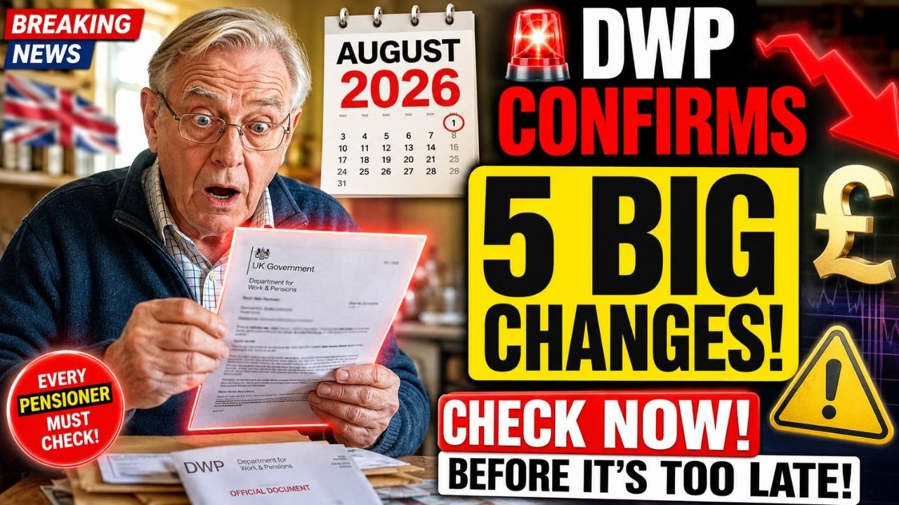 🚨 DWP CONFIRMS 5 BIG Changes in August 2026  Every UK Pensioner MUST Check Before It's Too Late! 💷