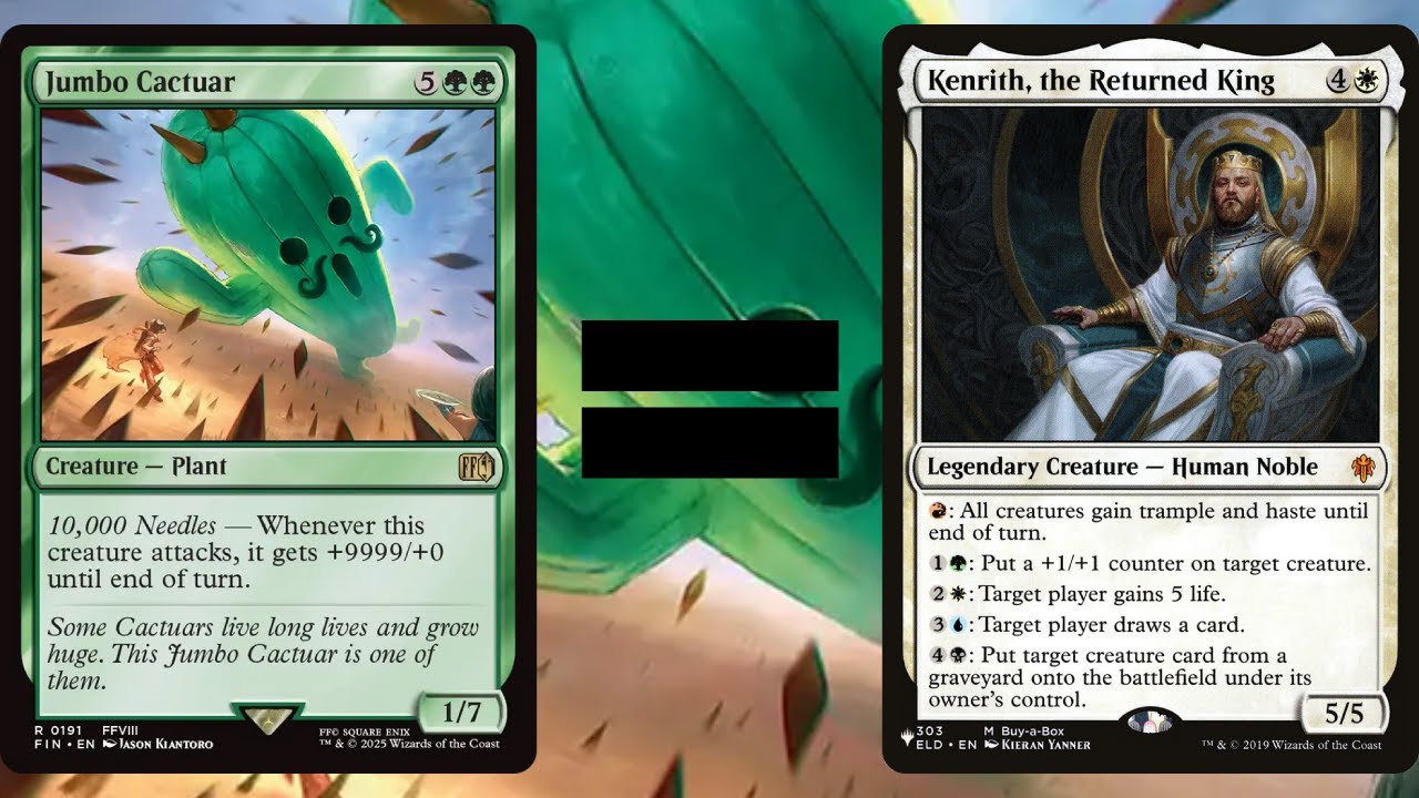 Jumbo Cactuar Is My Commander