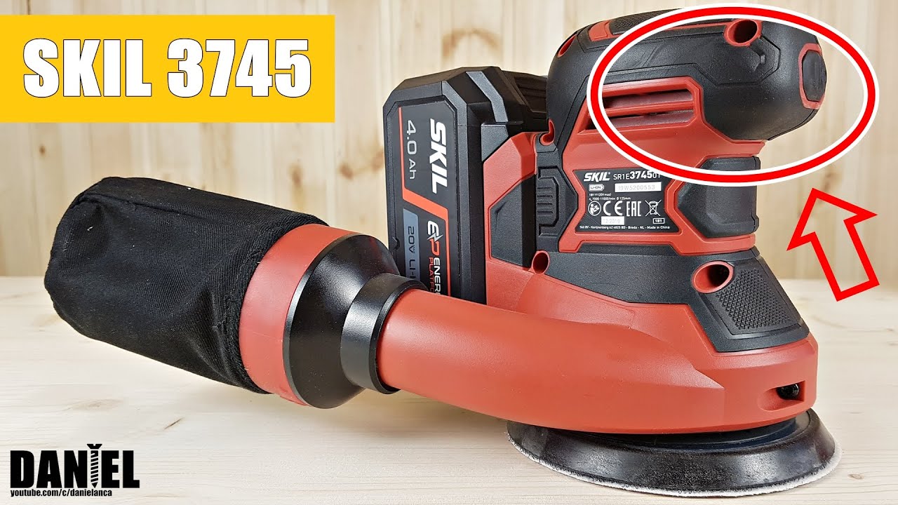 Slefuitor orbital cu acumulator, SKIL 3745 | 20V | Gama Noua