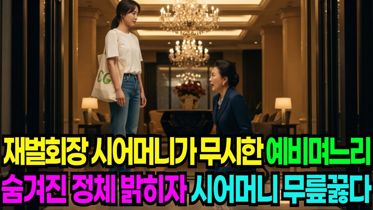 재벌회장 시어머니가 무시한 가난한 예비며느리: 예비며느리의 숨겨진 정체 밝혀지자 시어머니 무릎꿇다..