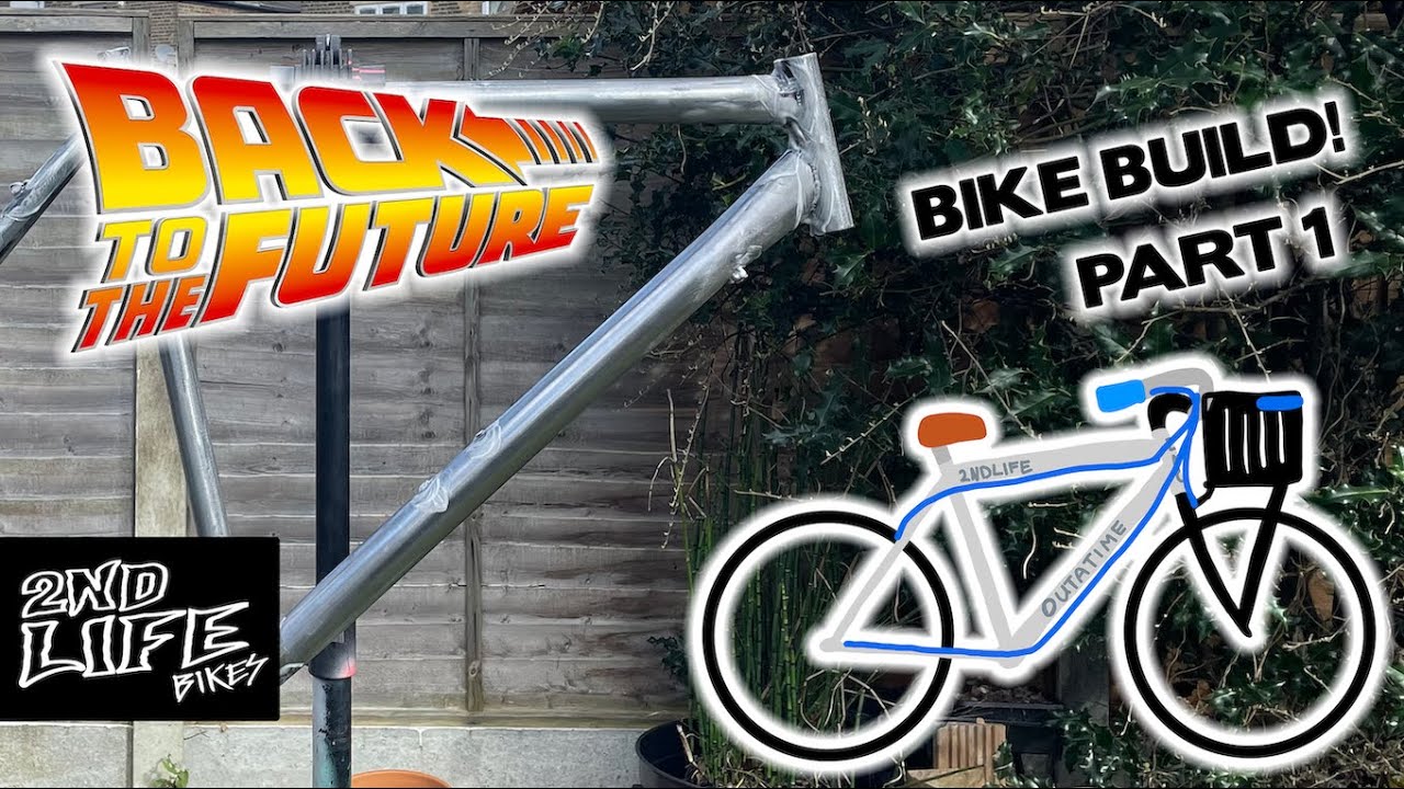 Back to The Future Themed bike! - Dad Bike Restoration  -  Commuter cruiser vintage steal bike
