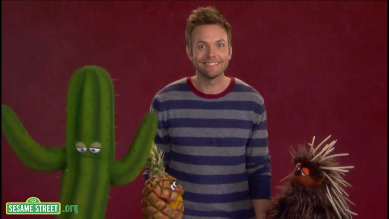 Sesame Street: Joel McHale demonstrates the word 