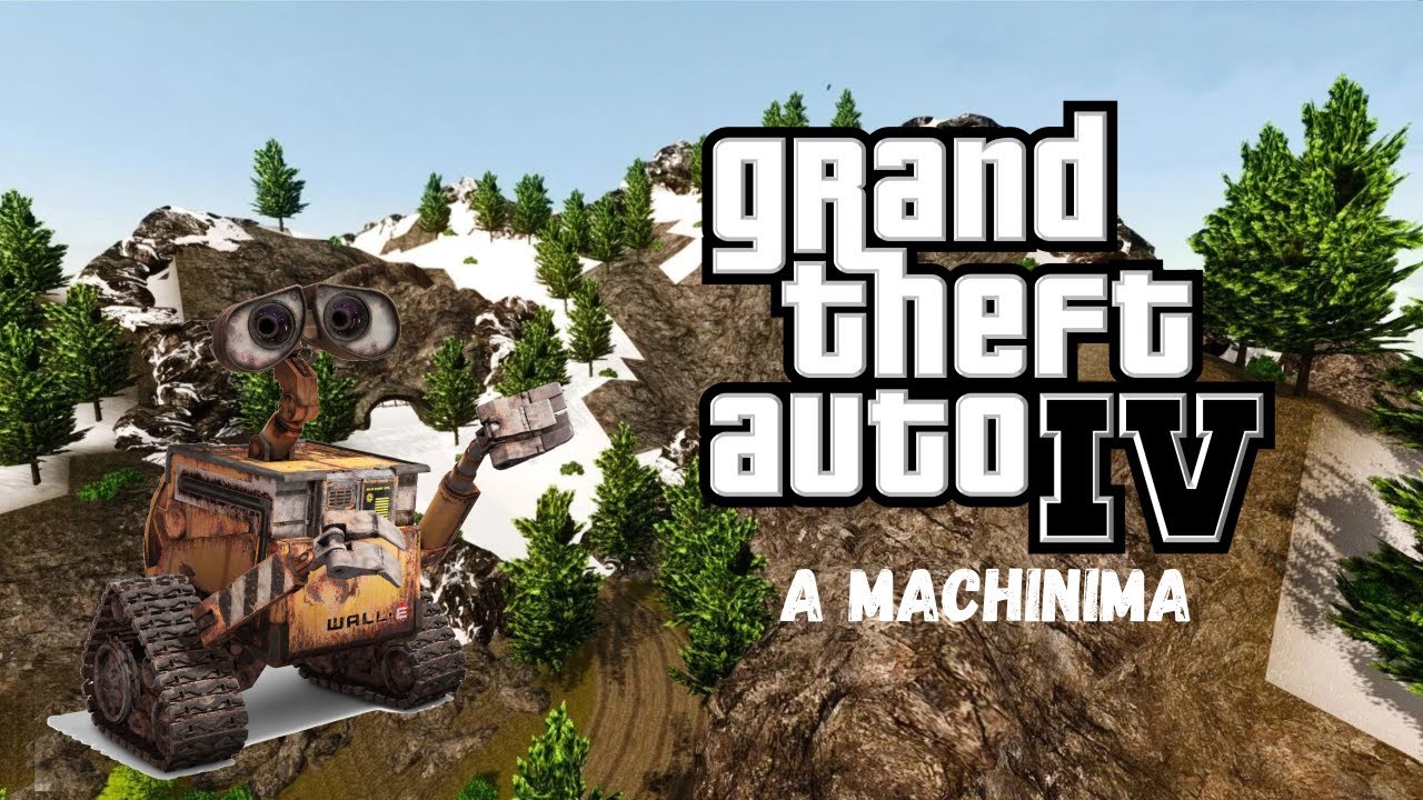 WALL-E DANDO UM ROLE PELAS MONTANHAS (GTA 4 MACHINIMA)