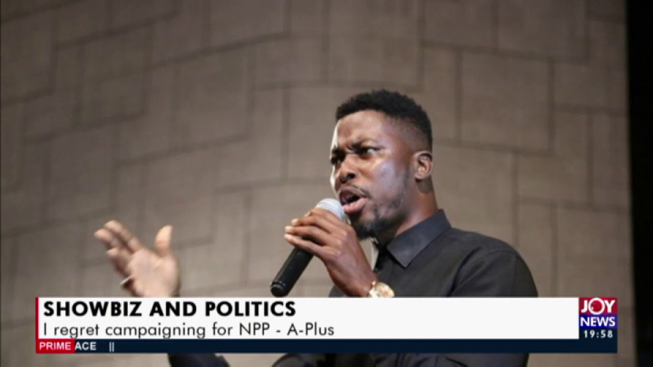 Showbiz and Politics: I regret campaigning for NPP &ndash; A-Plus - Joy ShowBiz Prime (14-9-20)