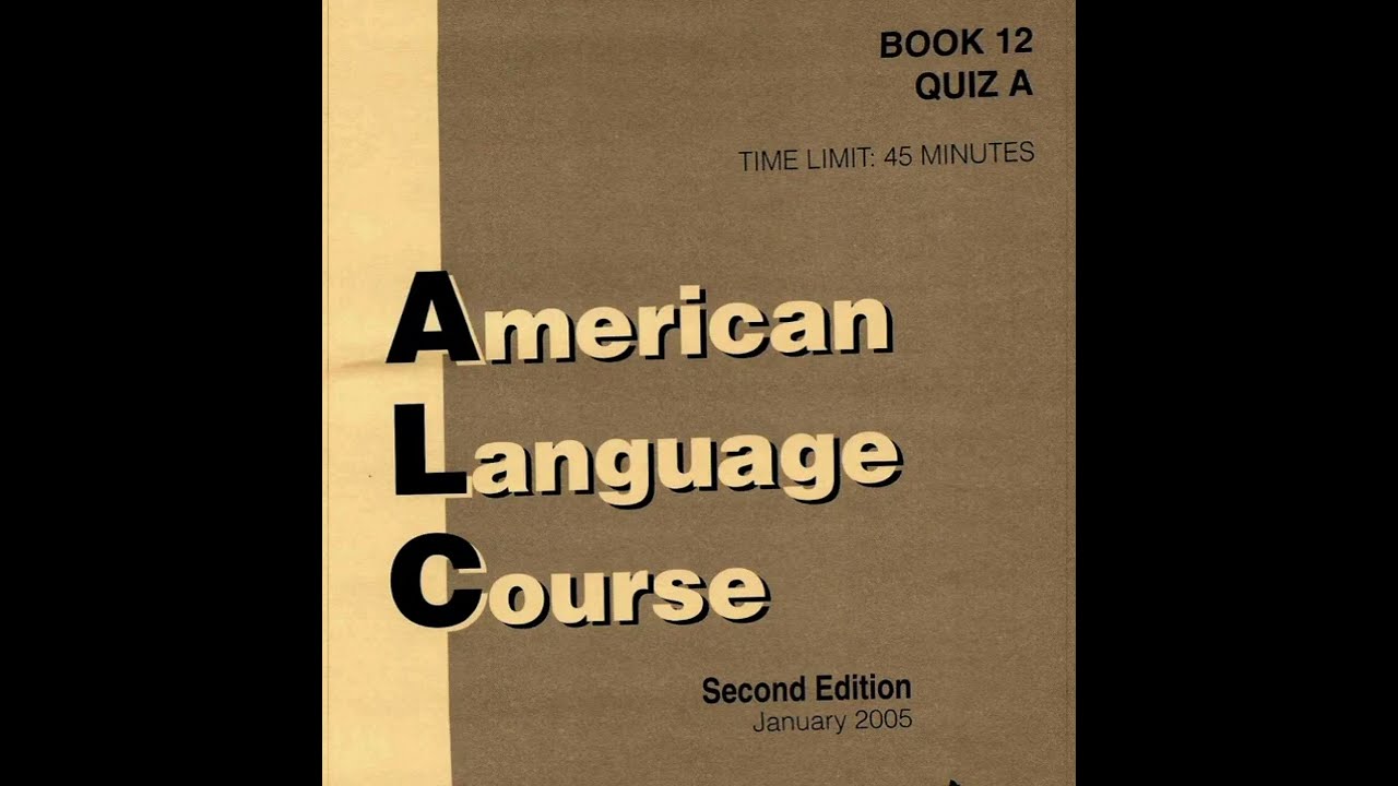 ALC BOOK 12 QUIZ C