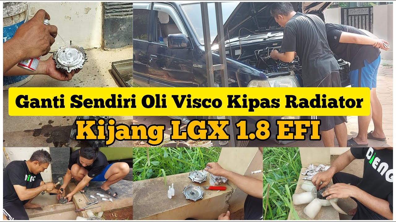 Ganti Sendiri Saja yuu.. Oli Visco Kipas Radiator Toyota Kijang LGX 1.8 EFI