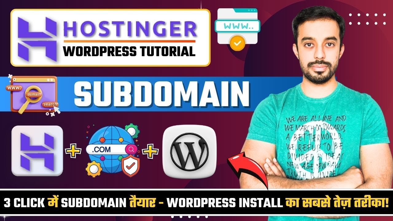 How to Create a Subdomain and Install WordPress in Hostinger