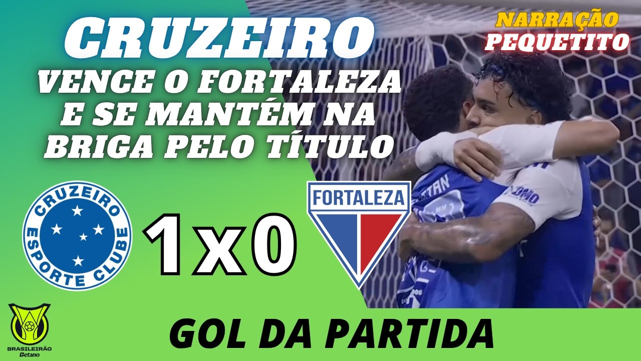 Vit&oacute;ria da RAPOSA no Mineir&atilde;o | CRUZEIRO 1x0 FORTALEZA - GOL NARRA&Ccedil;&Atilde;O PEQUETITO