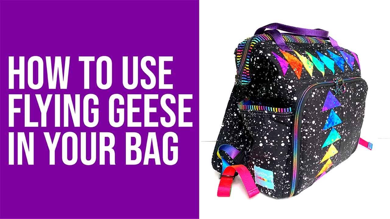 How to Use Flying Geese in Your Bag
