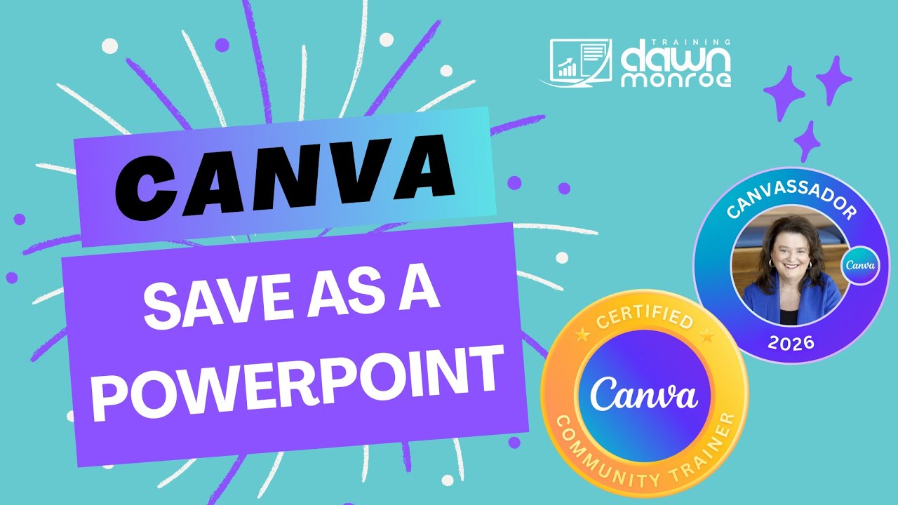 Презентация Canva | Сохранить как файл Microsoft PowerPoint | PPTX
