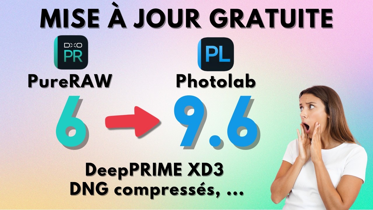 La mise à jour GRATUITE de DxO Photolab que l'on attendait : DeepPRIME XD3, DNG compressés ...