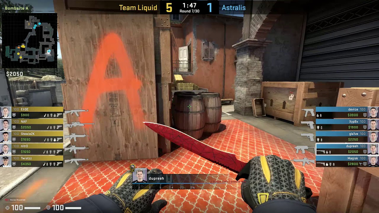CS:GO POV Demo Astralis dupreeh (33/18) vs Liquid (de_inferno)