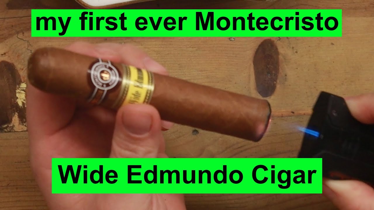 my first ever Montecristo Wide Edmundo cuban Cigar review