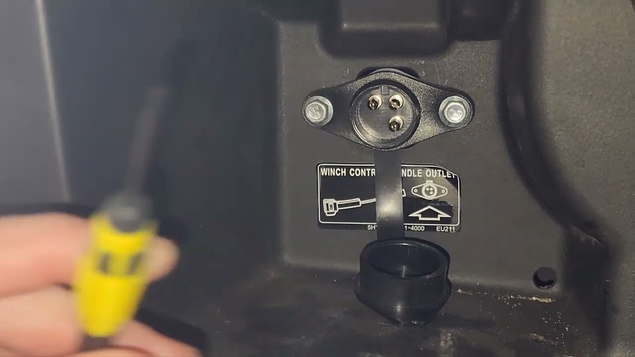 CFMOTO Uforce 1000 plug in winch controller problem - fixed