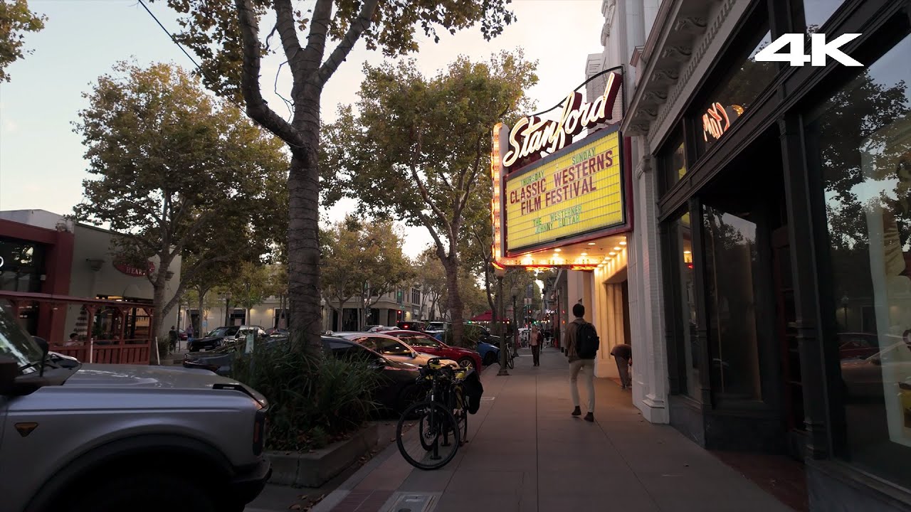 🇺🇸 Palo Alto Walking Tour &middot; 4K HDR