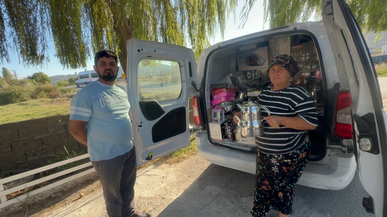 Anamin eşya merakı🥰çercici geldi‼️arabayı boşalttı😱