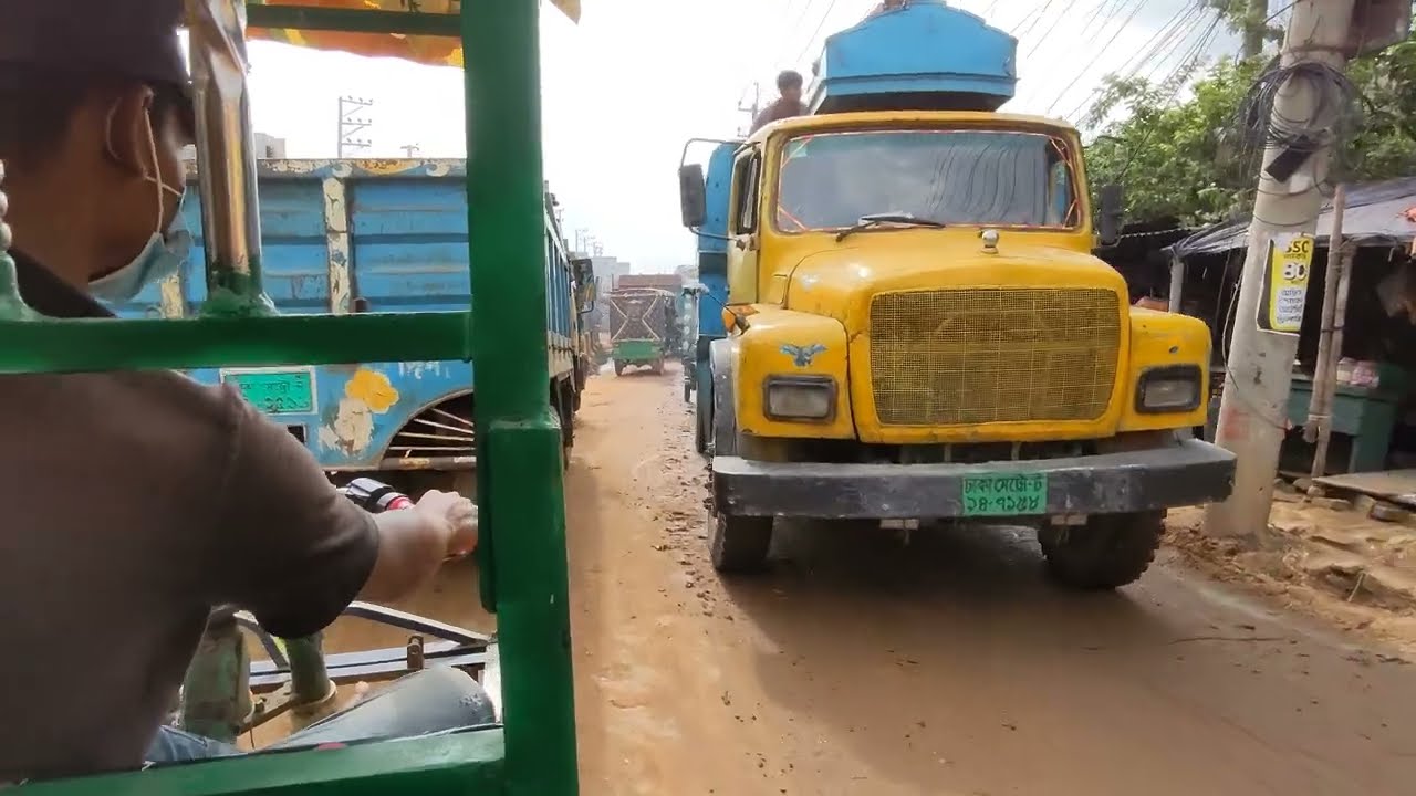 E-Rickshaw Ride Through Bangladesh Streets | Jamgora to Baipail