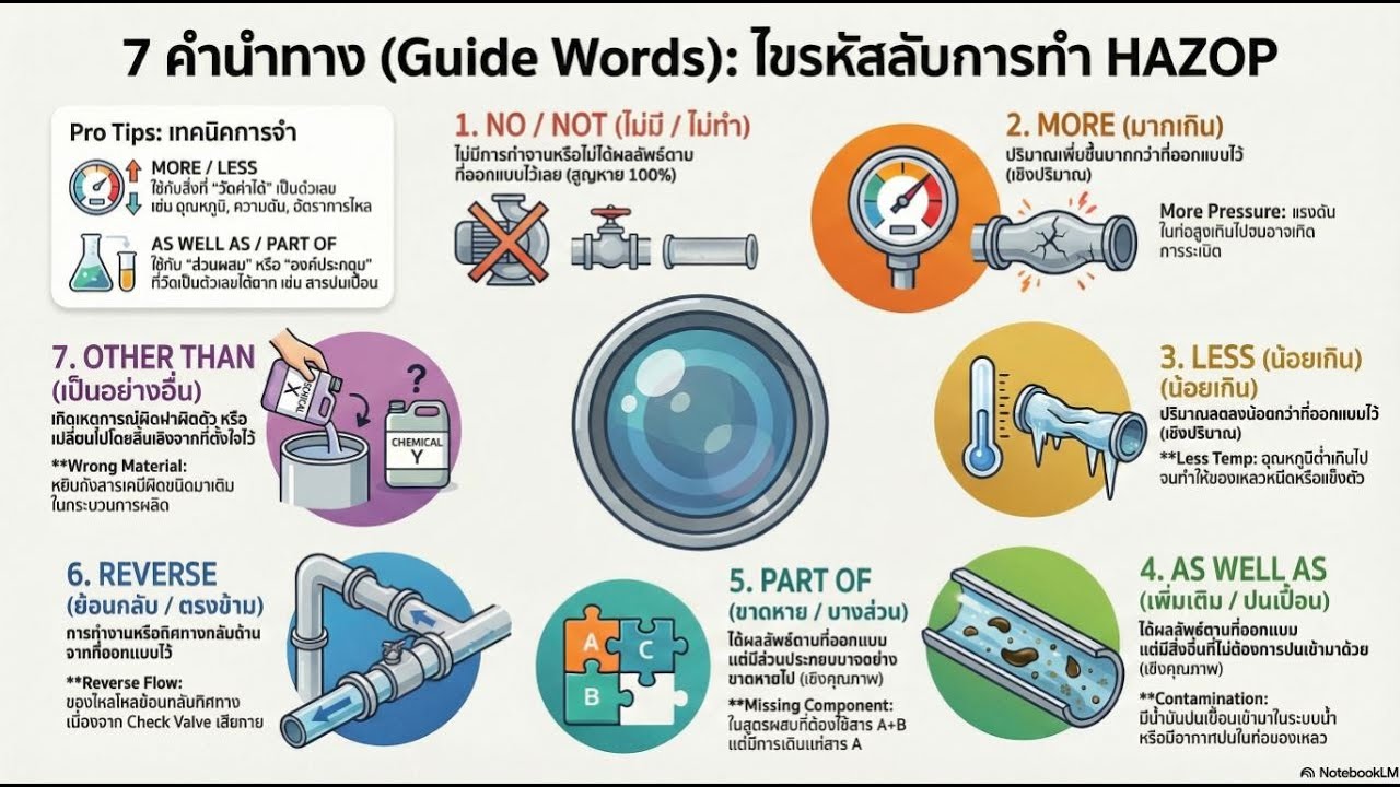 Podcast EP82 : 7 คำ หลักการทำ HAZOP