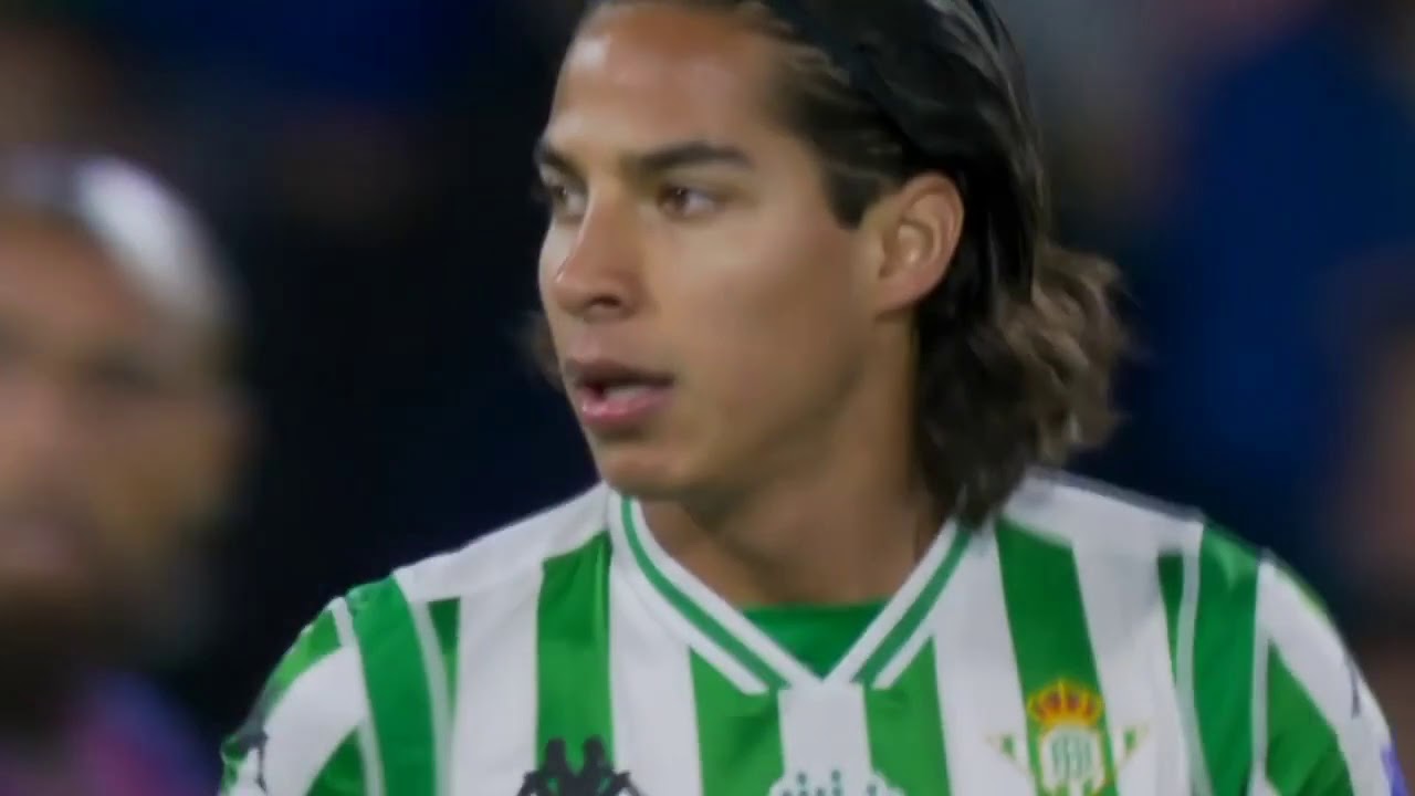 Diego Lainez VS Barcelona Real Betis La Liga Match