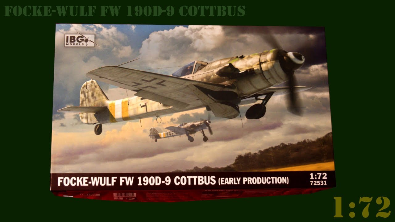 Odcinek 283. IBG Models Focke-Wulf 190D-9 Cottbus. Część 1. Historia i inbox.