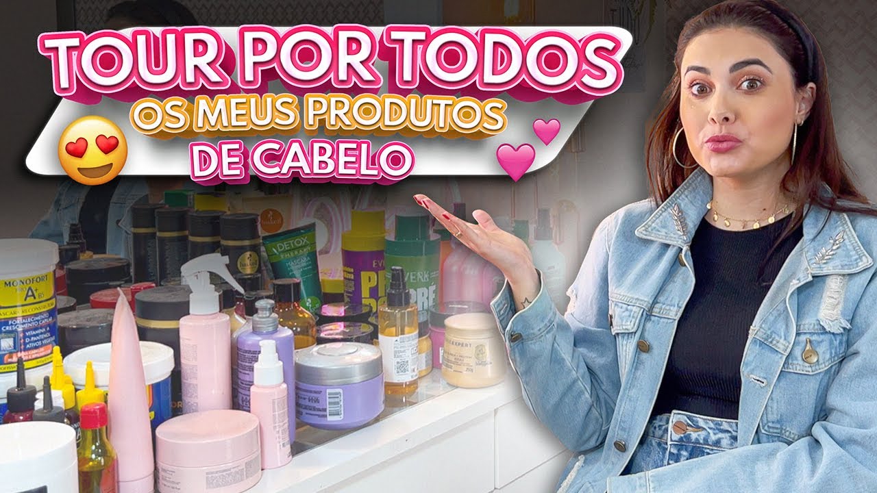 TODOS OS MEUS PRODUTOS CAPILARES - ATUALIZADO 2022 💕