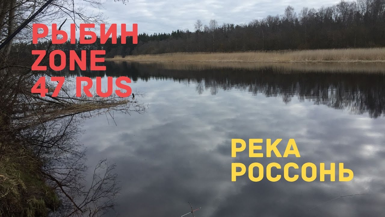 РЫБАЛКА НА РЕКЕ РОССОНЬ ВЕСНА 2020  РЫБИН-zone.47RUS