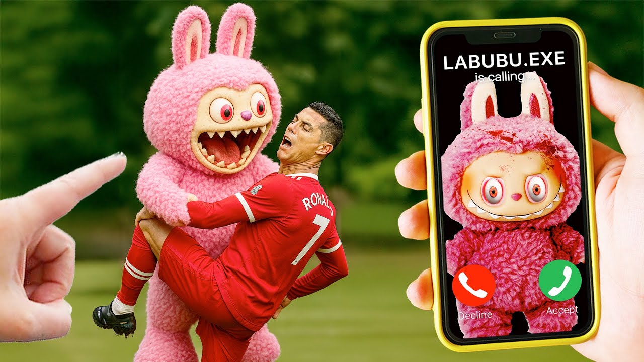 LABUBU eat RONALDO