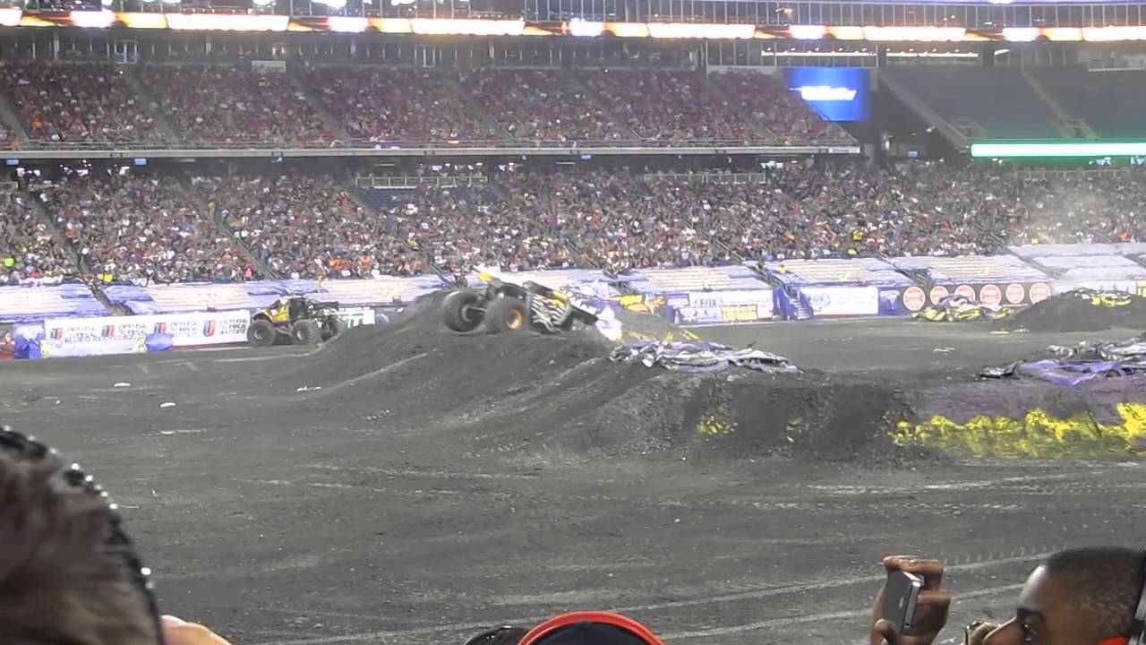 Monster Jam P.O.D. Gillette Stadium Foxborough, MA - Max-D Freestyle