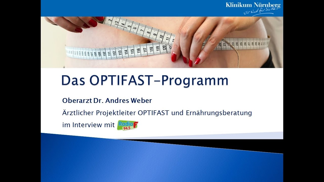 Abnehmen mit dem OPTIFAST-Programm im Klinikum Nürnberg