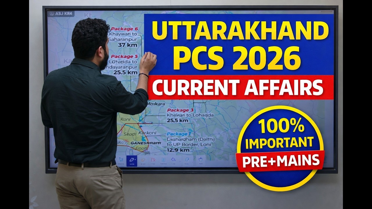 Uttarakhand PCS 2026 Current Affairs Marathon | April Special