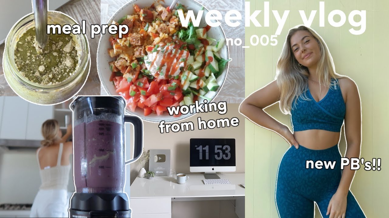 [WEEKLY VLOG] Meal Prep, Gym PB's + Hilarious Present 😂