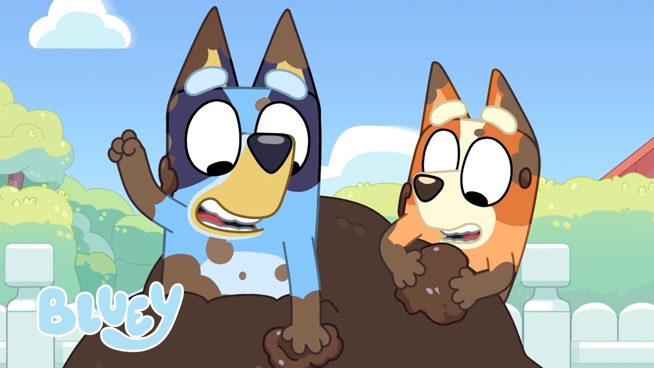 Bluey und Bingo Spielen im Schlamm 🤣 | Spa&szlig;moment | Bluey - Deutsch Offizieller Kanal