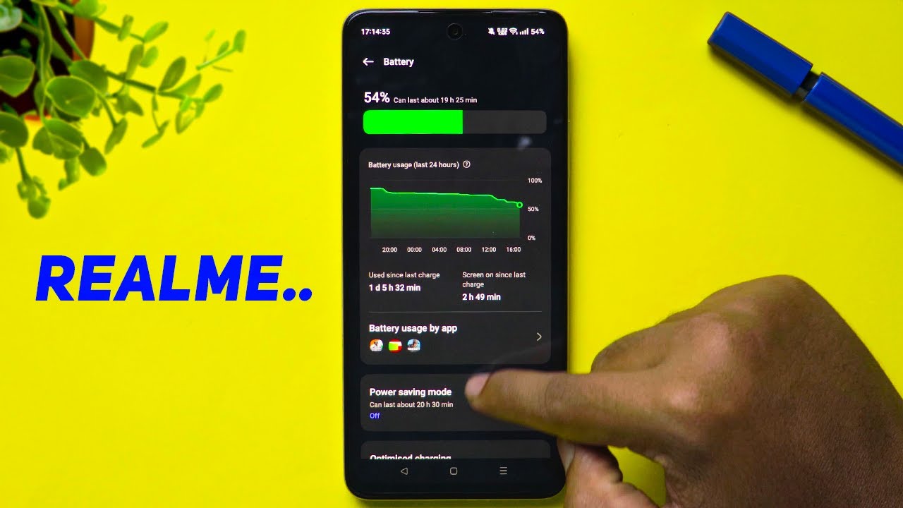 Как устранить разрядку аккумулятора на Realme Mobile? (Всего 2 настройки)