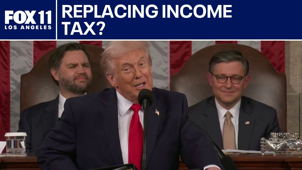 Tariffs may replace income tax, Trump says