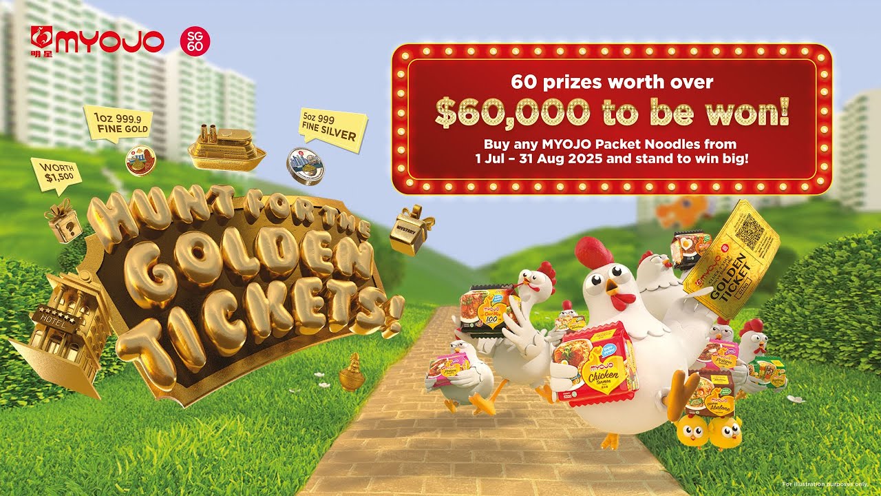 MYOJO SG60 Golden Ticket Hunt Begins! &ndash; Over $60K in Prizes Waiting to Be Found!