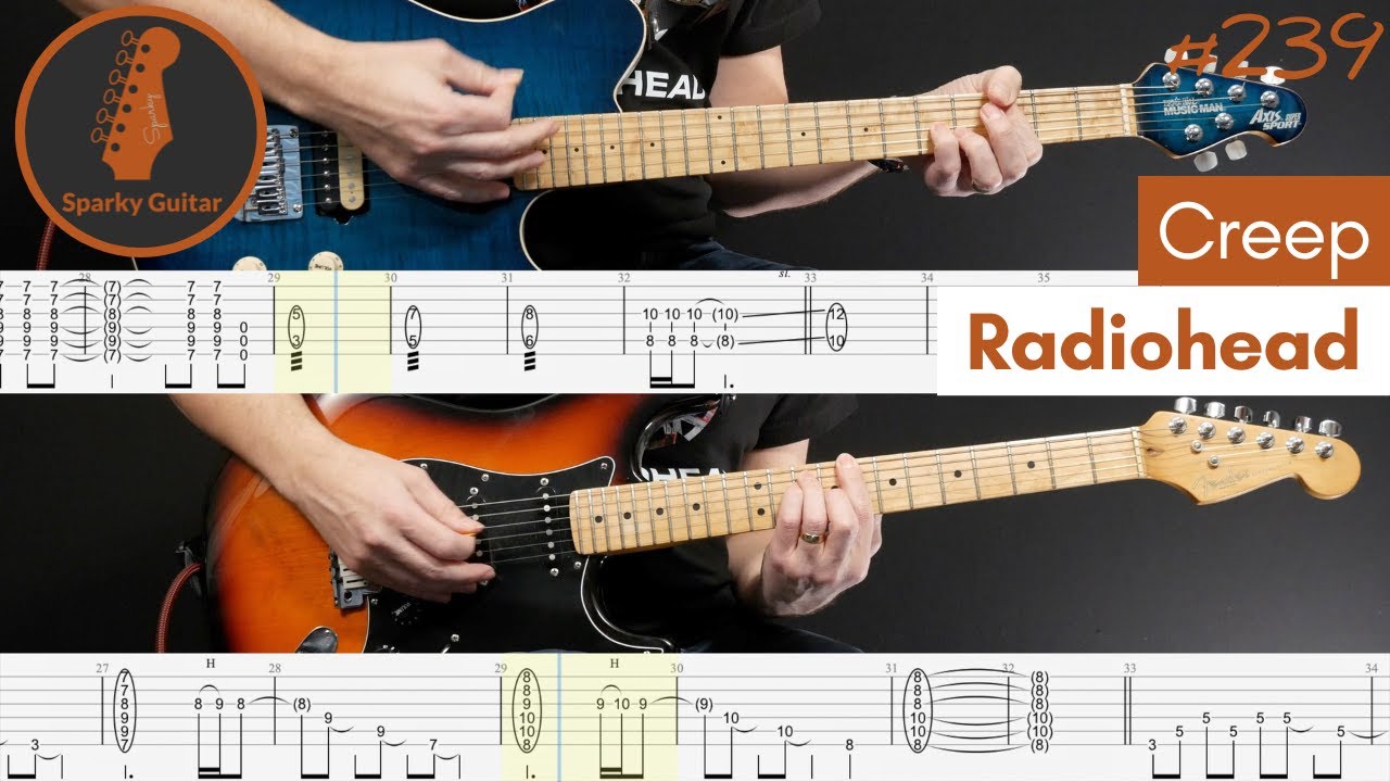Creep - Radiohead (Guitar Cover #239 with Tabs)