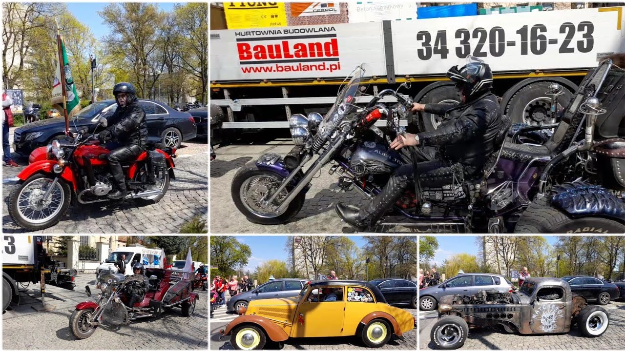 Częstochowa parada motocykli 23.04.2023
