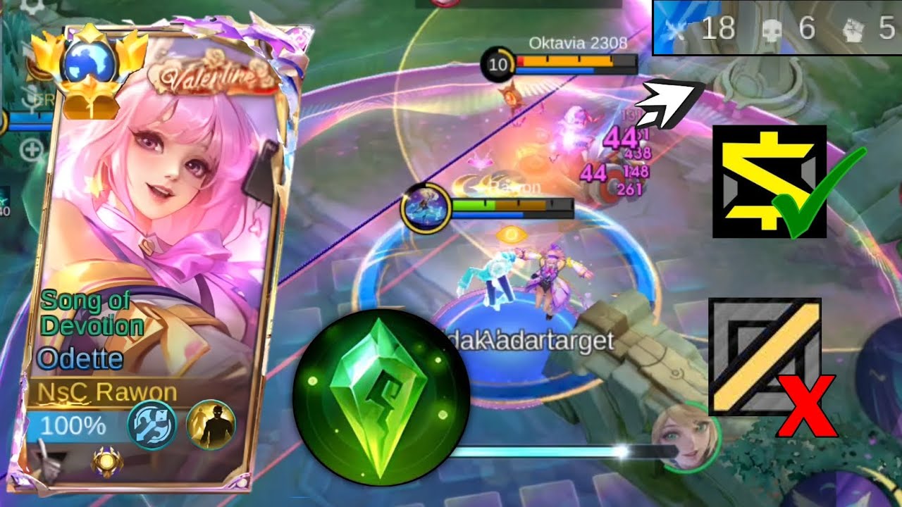 TOP GLOBAL ODETTE GOLD LANE?! GILAA META BARU NIH ODETTE GOLD LANE SAMPAI KILL 18 KALIAN WAJIB COBA