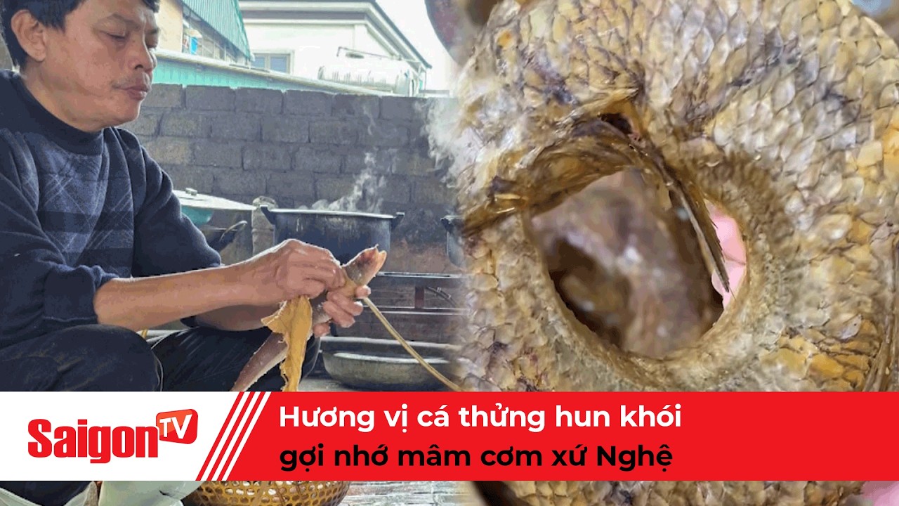 Hương vị cá thửng hun khói gợi nhớ mâm cơm xứ Nghệ | Tin tức SaigonTV