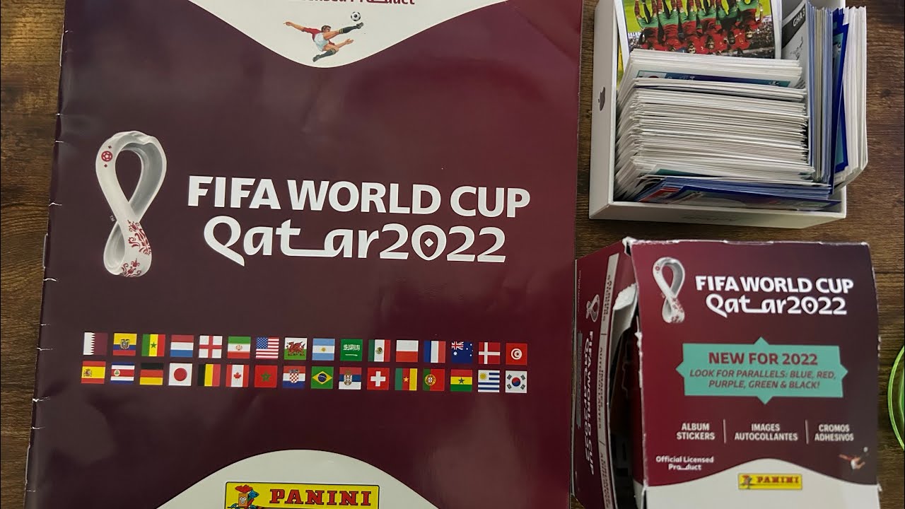 Filling Out 2022 World Cup Panini Sticker Book (ASMR) ( Ranting, Soft Spoken)