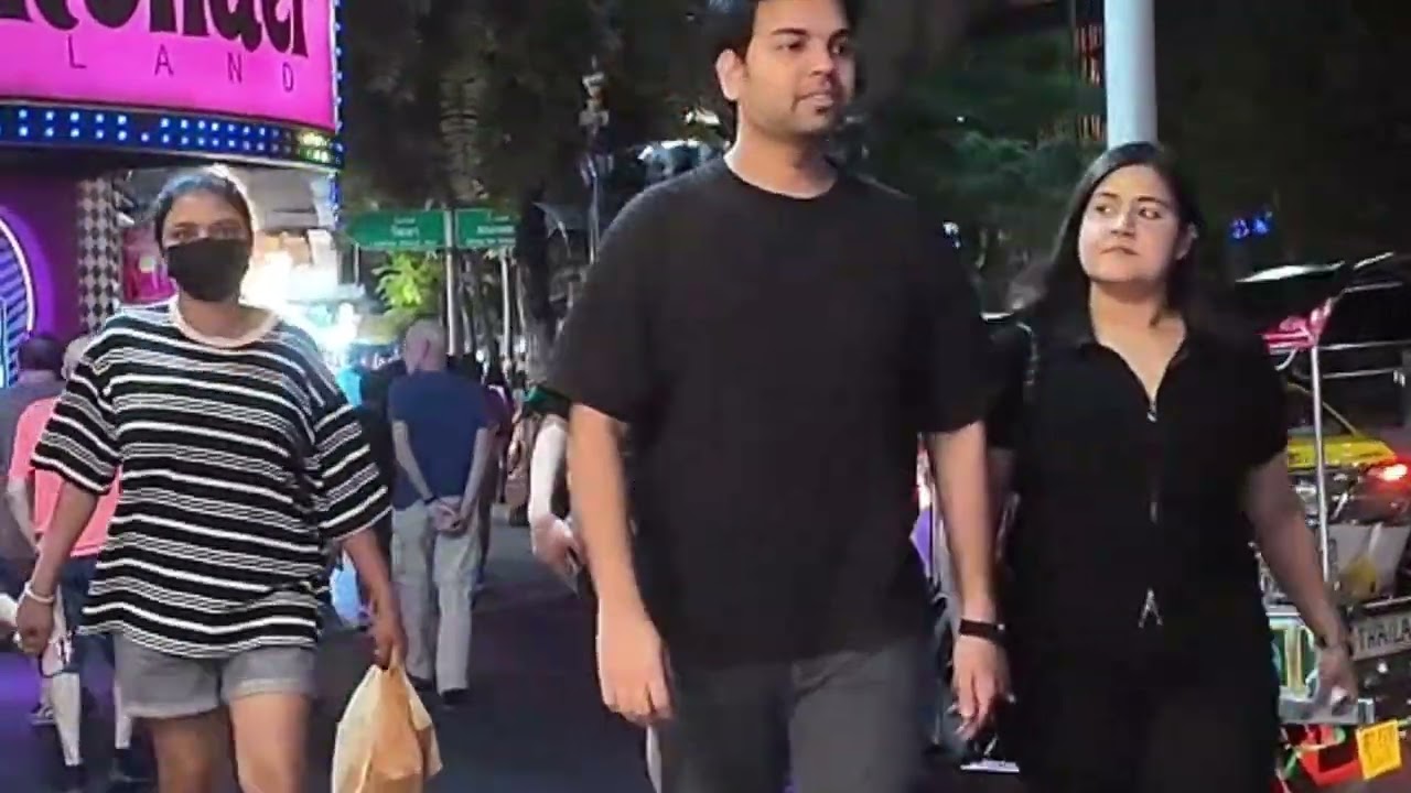 Sukhumvit Road Bangkok NightlifeStreet Walk After Dark | Real City Vibes