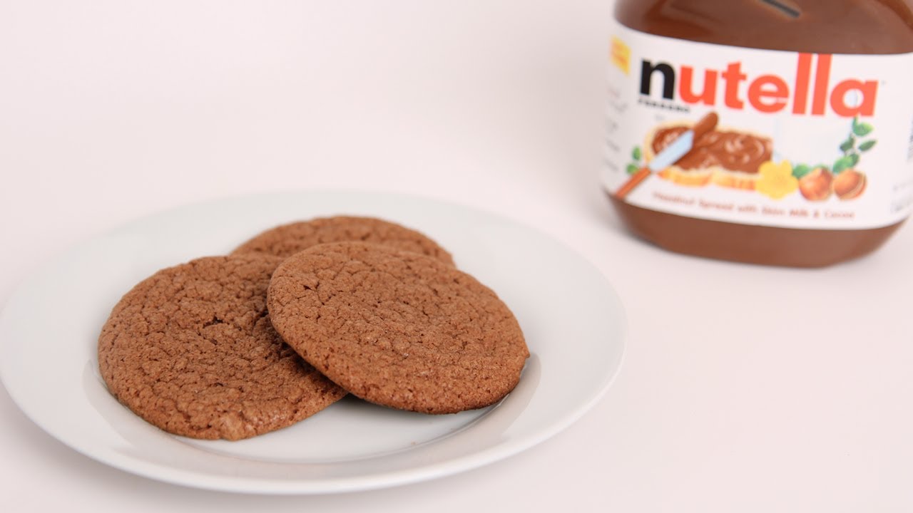 Homemade Nutella Cookies Recipe - Laura Vitale - Laura in the Kitchen Episode 390