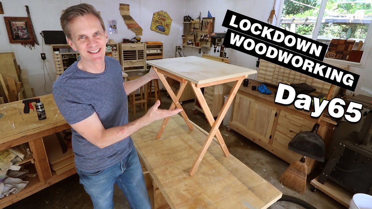 Completing the folding table. This turned out trickier than I expected! LOCKDOWN Day 65