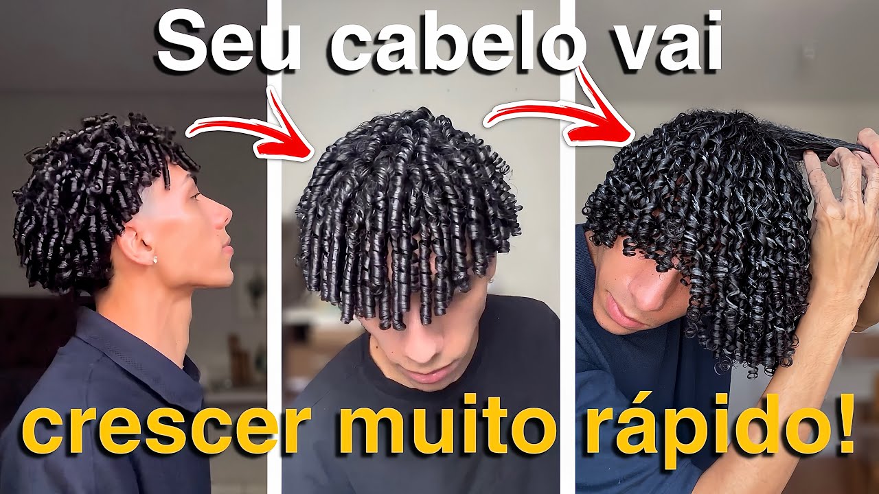 COMO FAZER O CABELO CRESCER MAIS RÁPIDO? Faça isso e ele vai crescer MUITO!!! 😱