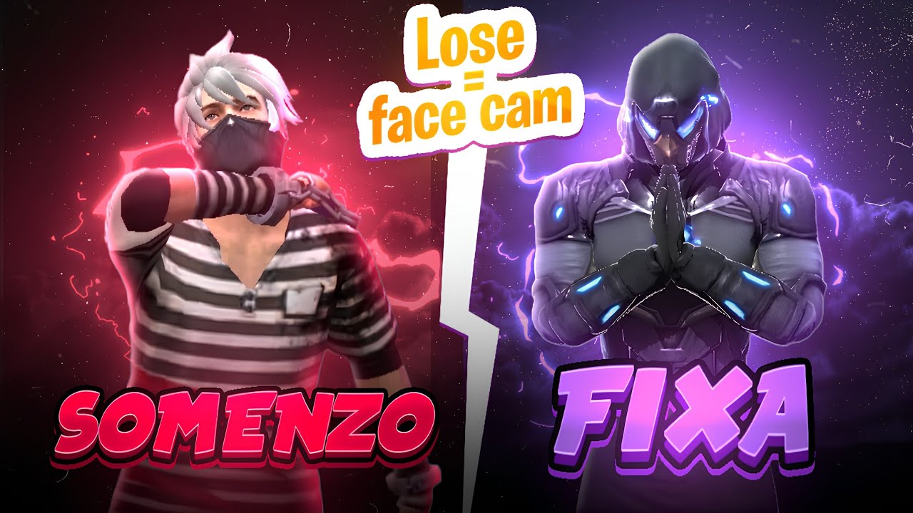 Somenzo Vs Fixa 💀🍷 الخاسر يفتح الفيسكام