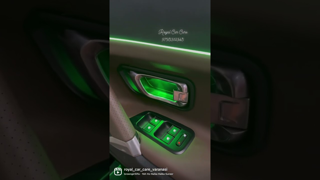 #cardi #ambient #light done in #tata #harrier no wire cut|Best quality| #caraccessories #car #cars