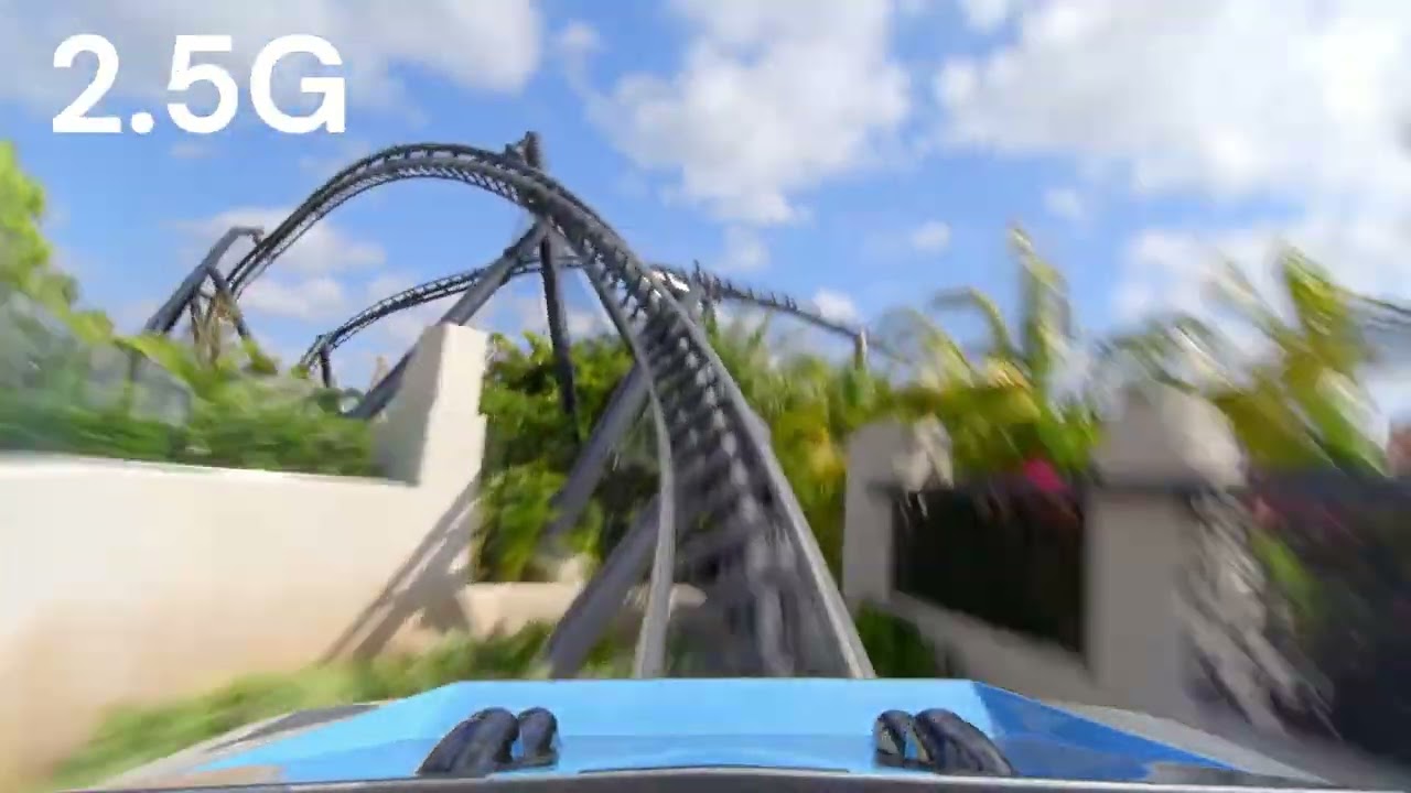 Velocicoaster G Forces