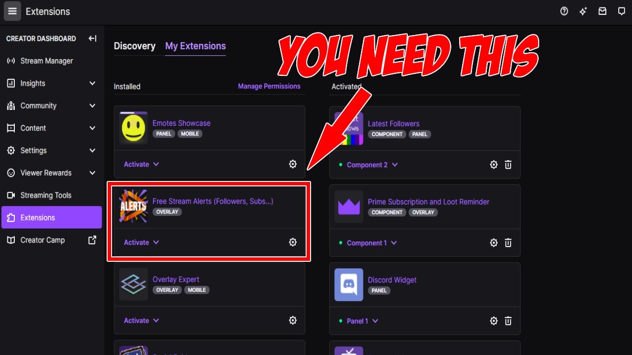 How to get FREE Alerts on Stream for Console Streamers