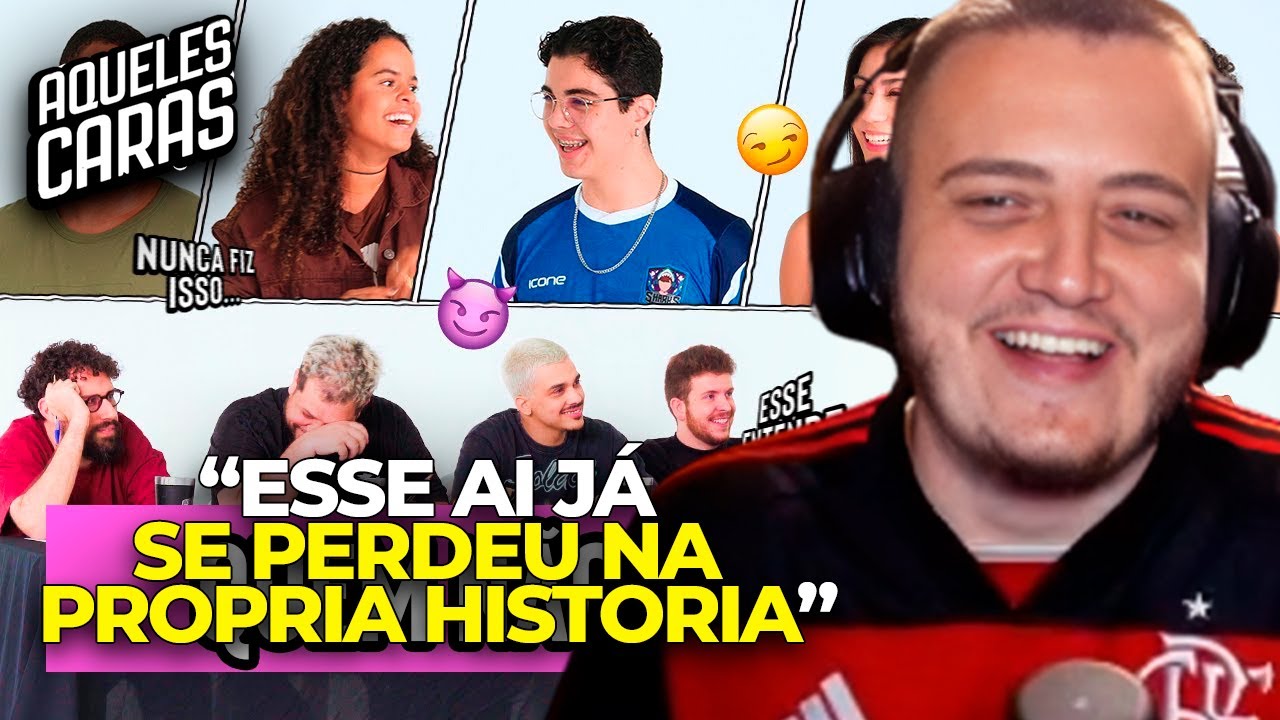 BRASIL REAGE: QUEM N&Atilde;O &Eacute; O VIRGEM? - REACT AQUELES CARAS | Cortes do Brasil