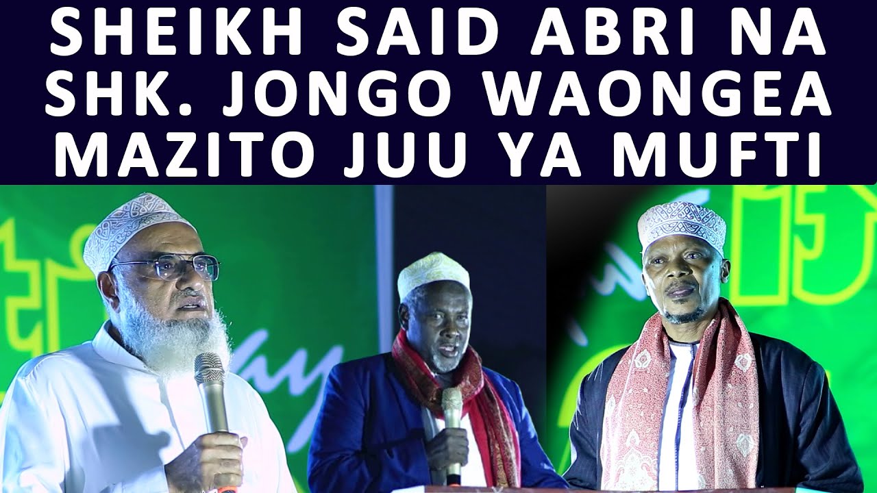 NIMEKUA SHEIKH WA MKOA IRINGA KWANZIA MUFTI WA KWANZA LEO NASEMA WAZI WEWE NI MUFTI WA PEKEE